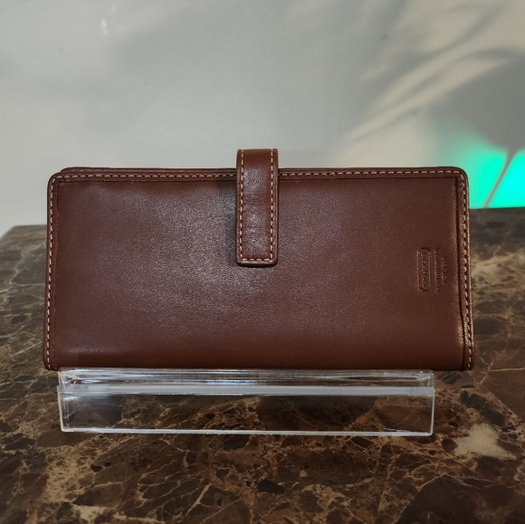 Coach Brown Leather Wallet NWT - Picture 11 of 11